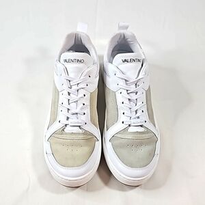 Authentic Valentino by Mario Valentino Men's Leather & Suede Sneakers Size 11